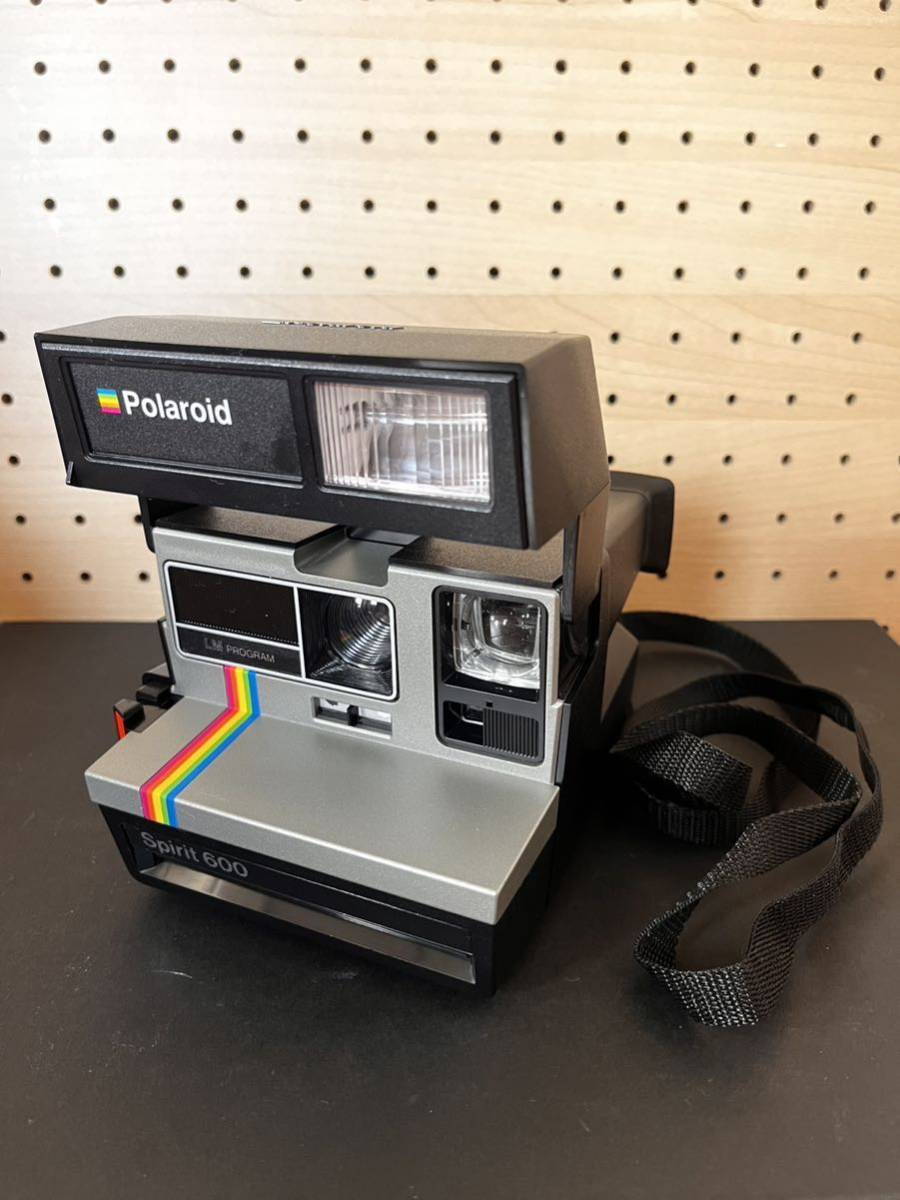 中古品Polaroid ポラロイドカメラ spirit600 古いのでジャンク？_画像2