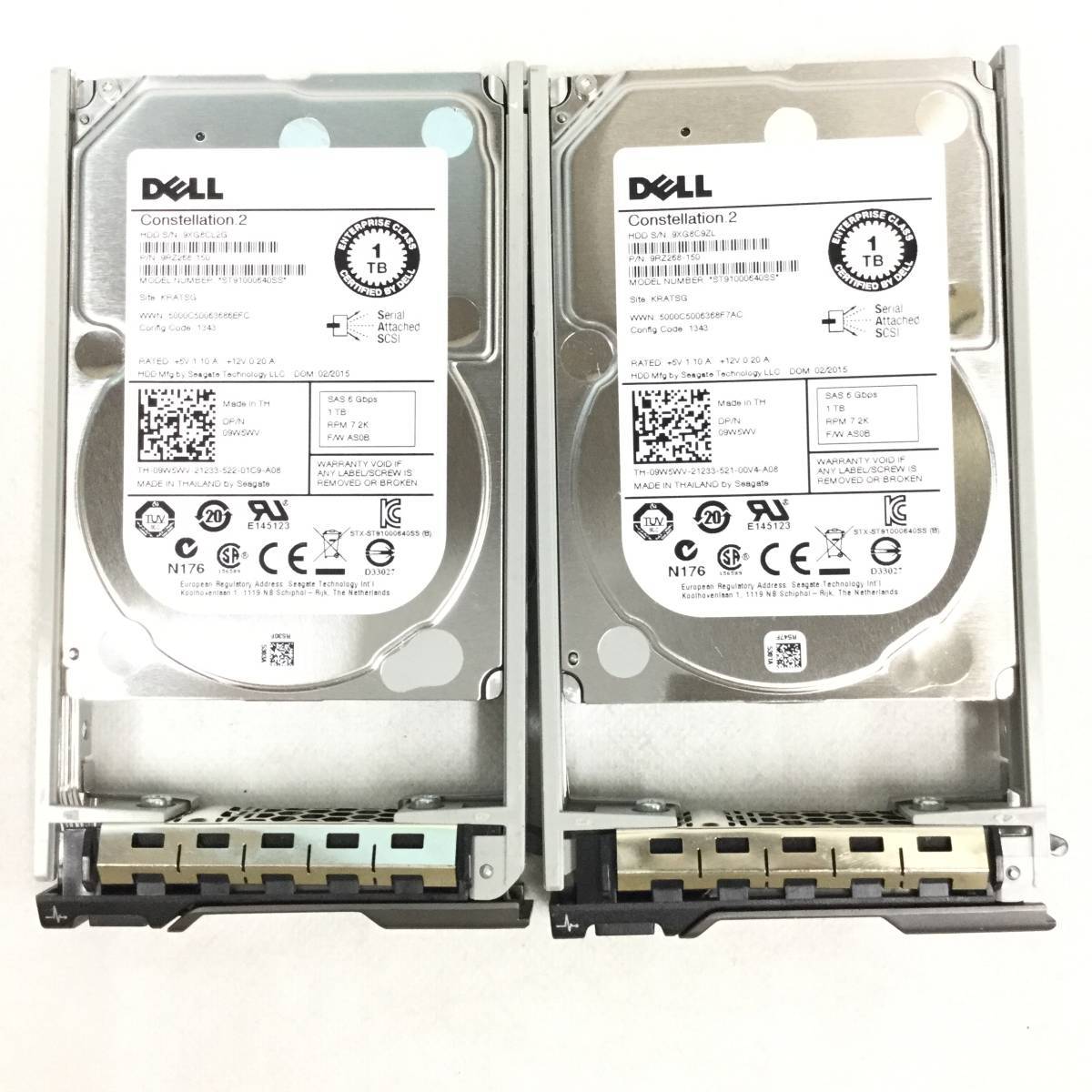 S5101973 DELL 1TB SAS 7.2K 2.5 -inch HDD 2 point [ used operation goods ]