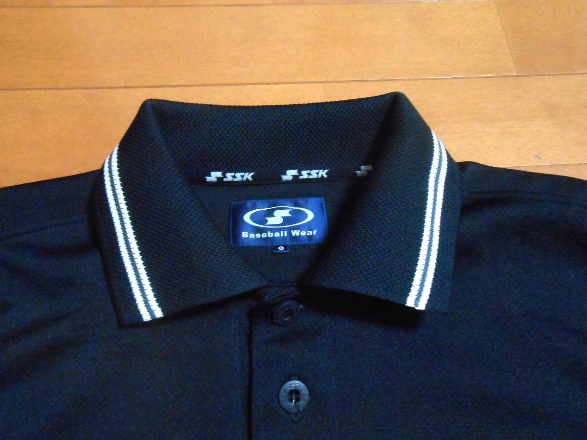 SSK製 プロ野球 NPB審判 実使用 アンパイアシャツ 【美品 SSK製 プロ野球 NPB審判 実使用 アンパイアシャツ 【美品