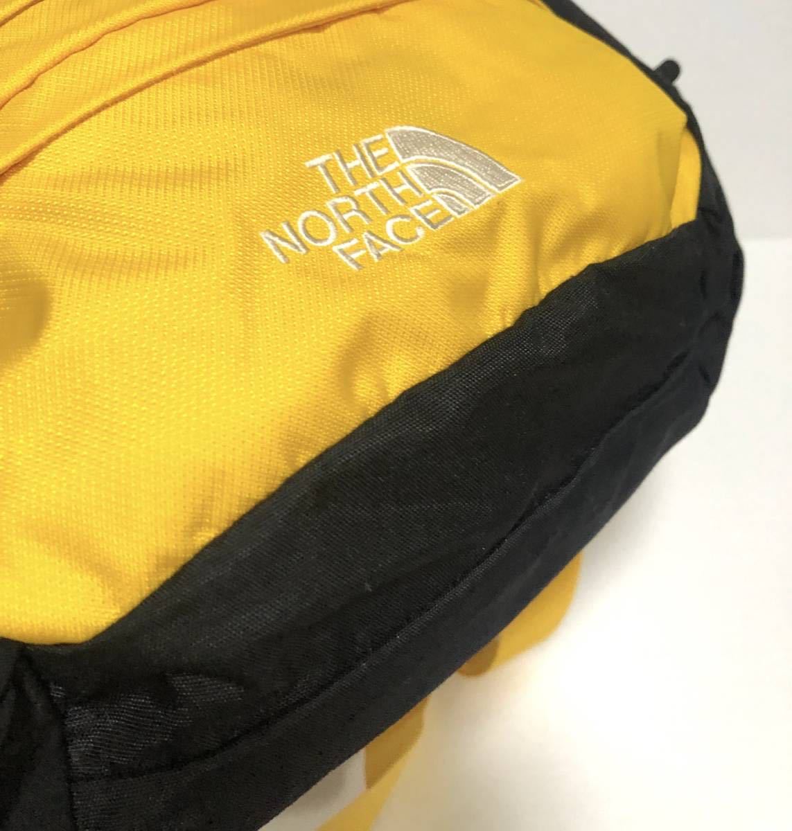 THE NORTH FACE ノースフェイス ボディバッグ 2310071 ショルダーバッグ イエロー ブラック 美品 フェス　キャンプ