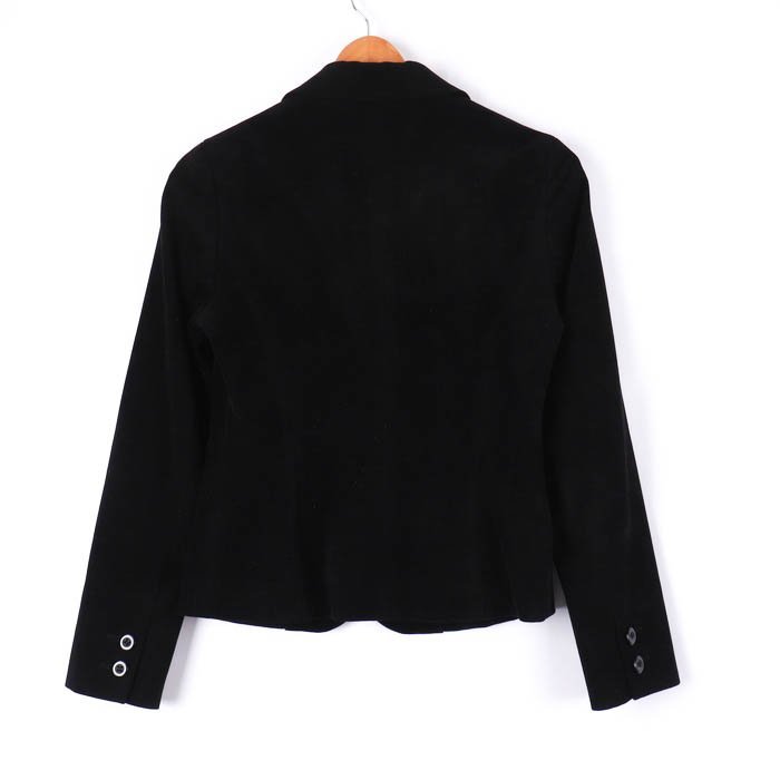  ef-de tailored jacket short plain formal outer black lady's 9 size black ef-de