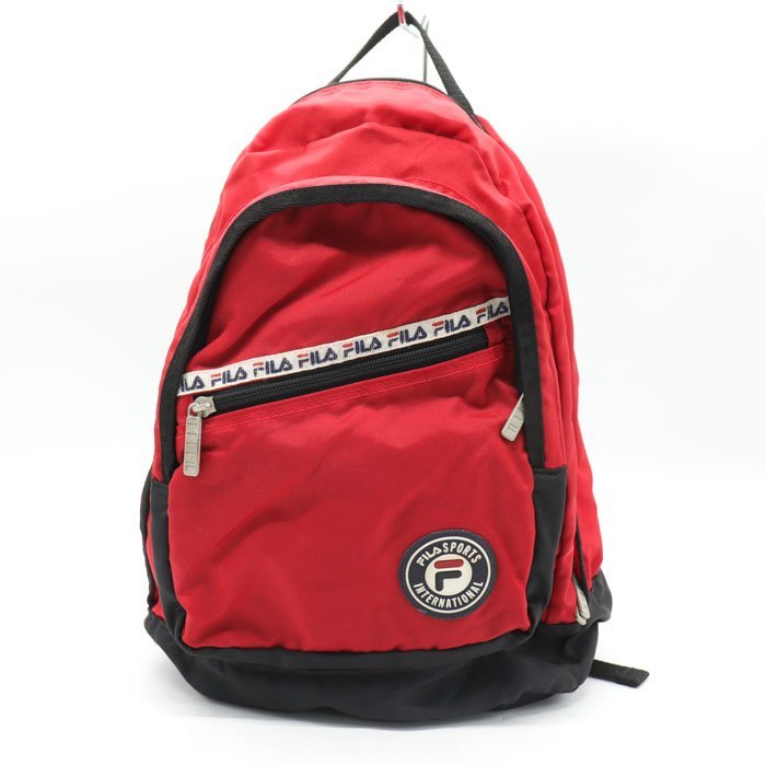  filler рюкзак рюкзак Logo уличный спортивный бюстгальтер ndo сумка портфель женский мужской красный FILA
