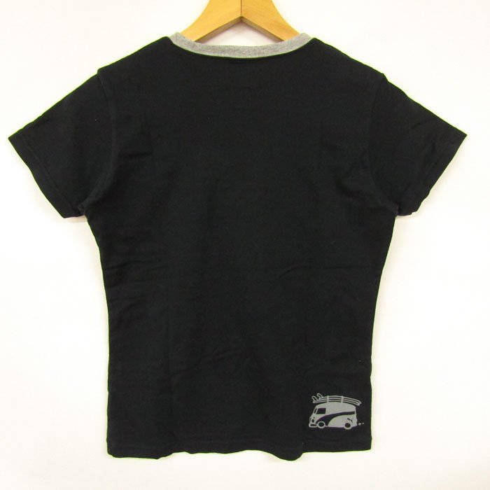 プーマ 半袖Tシャツ ビッグロゴT スポーツウエア コットン 日本製 レディース Mサイズ ブラック PUMA_画像8