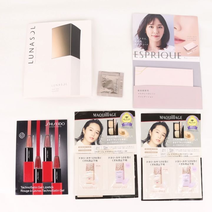 Shiseido/Kanebo и другой образец неиспользованный 5 -цельный набор Makiage Cosmetic Launch Foundation Cosmetics многие дамы