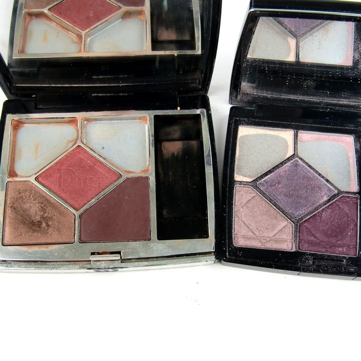  Dior eyeshadow thank Couleur kchu-ru other 2 point set together cosme defect have chip less lady's Dior