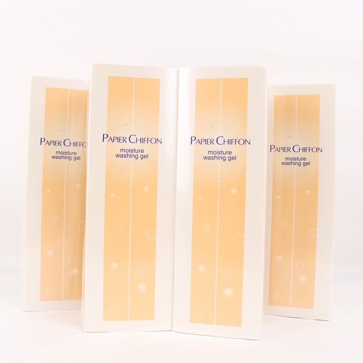 Papieshifon Face Gel Moisture Flayure Gel Неораспределенное 6 -целостное набор Сводка дамы 80 г размера папье шифон