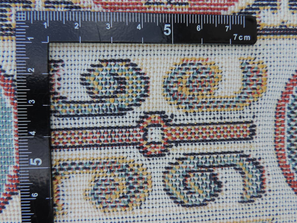ペルシャ絨毯柄シルク調 230cmｘ150cm ペルシャ絨毯の本場から美しいギャッベキリム柄の高級ウィルトン織り細かな密度の絨毯/50万ノット