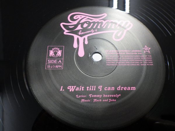 mK6｜【 '12inch / 2003DEFSTAR JP 1st 】Tommy heavenly6「Wait till I can dream」川瀬智子_画像5