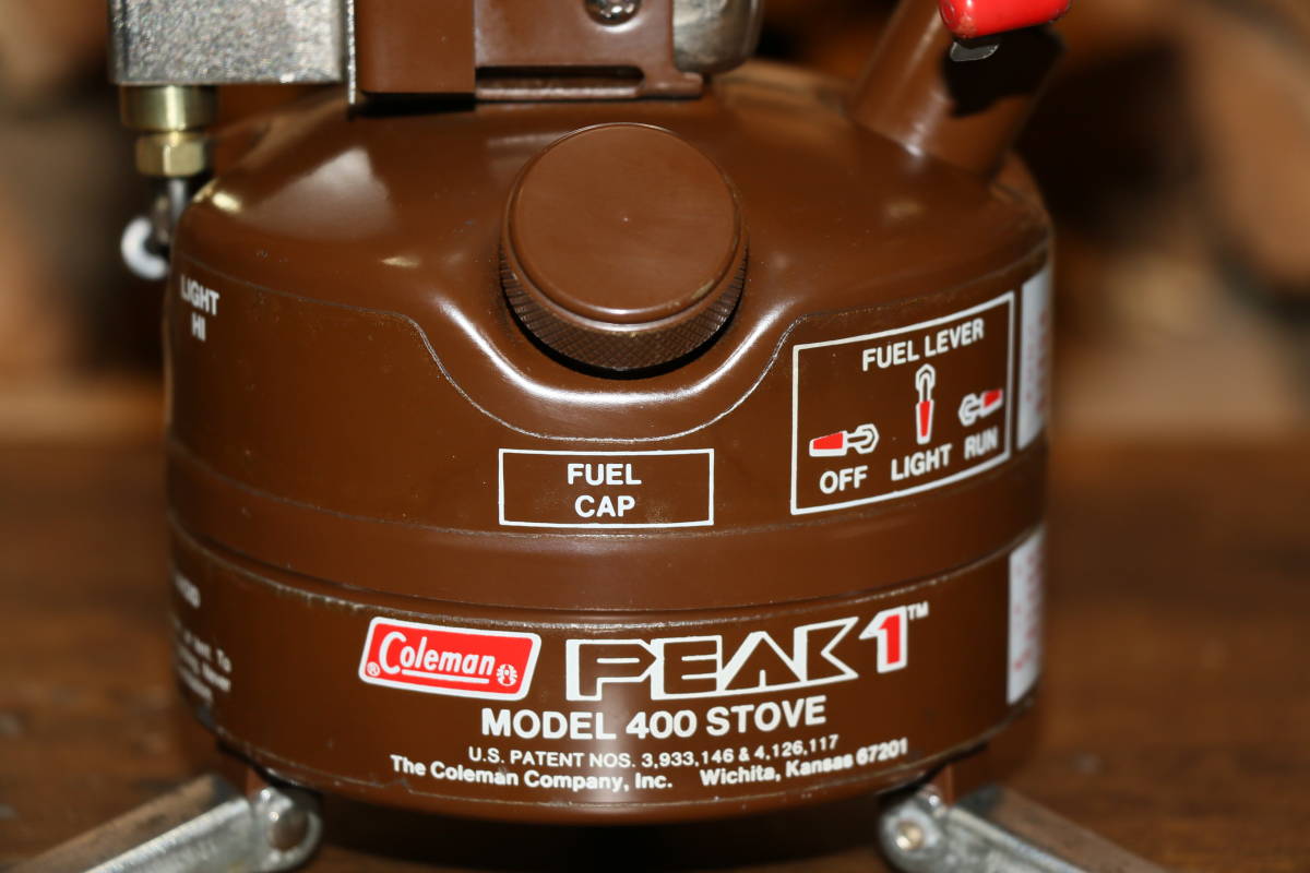 美品 着火テスト・整備済 Coleman peak1 82年4月製 400 美品 着火テスト・整備済 Coleman peak1 82年4月製 400