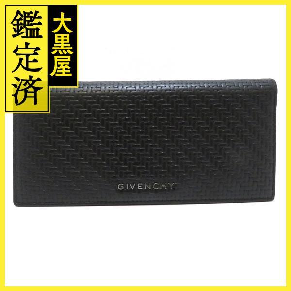 GIVENCHY ジバンシー 二つ折り長財布　ブラック レザー BK6098K1MM 001【430】2143000653444_画像1