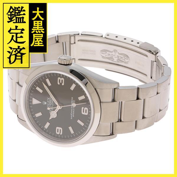 ROLEX　ロレックス　エクスプローラーI　114270　M品番　ブラック　ステンレス　メンズ　2120000256196【436】_画像2