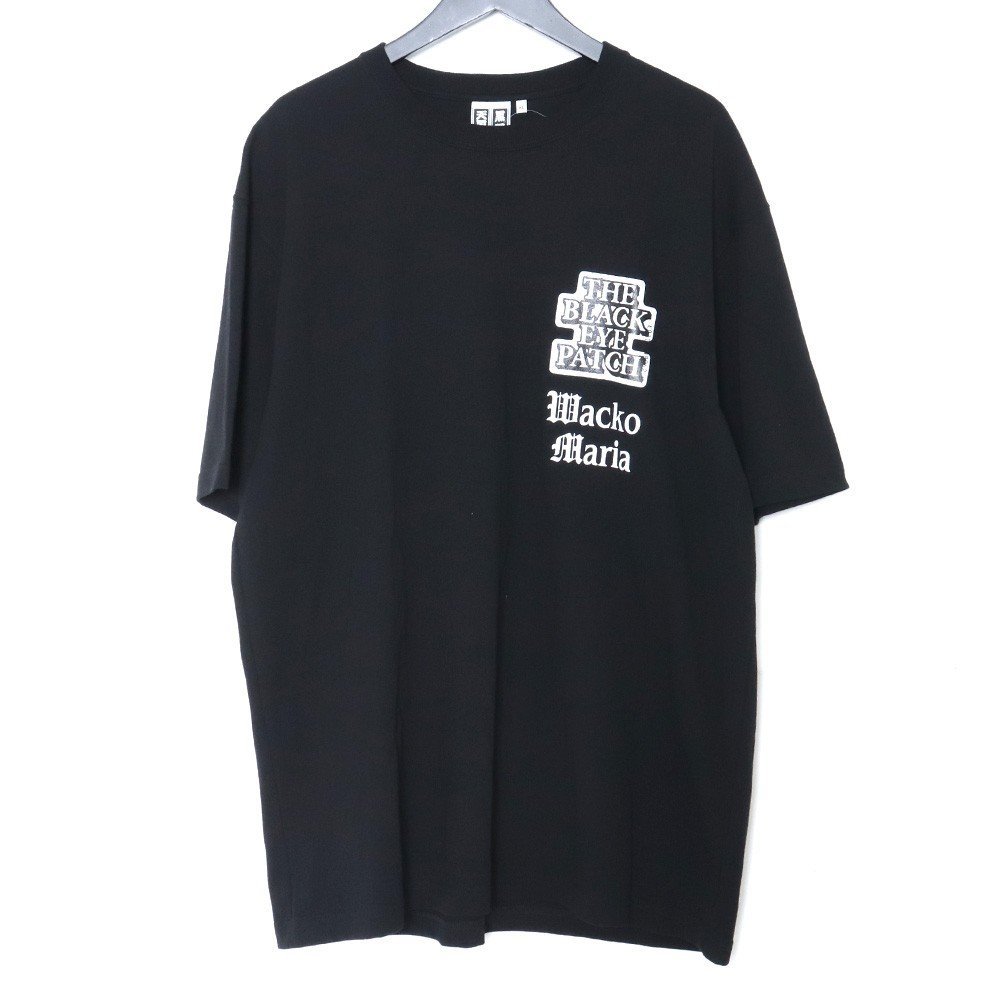 BLACK EYE PATCH × WACKO MARIA CREW NECK T-SHIRT TYPE-1 Tシャツ ブラック XLサイズ ブラックアイパッチ ワコマリア 半袖カットソー