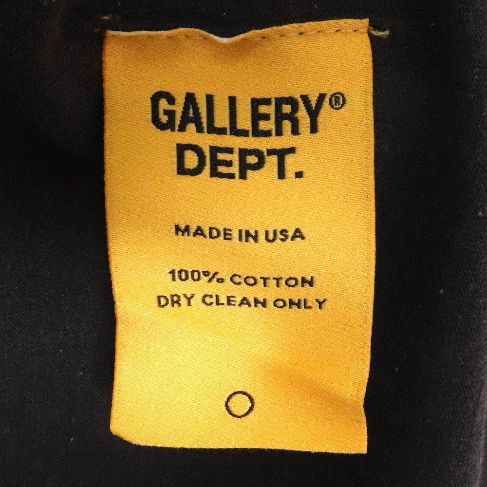 GALLERY DEPT. Centered Logo L/S Tee Lサイズ チャコール ギャラリーデプト 長袖Tシャツ_画像7