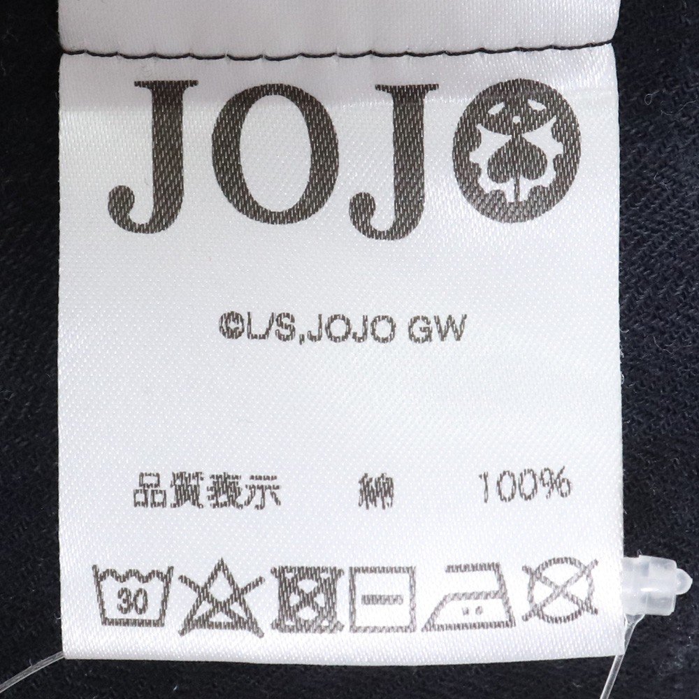 GLAMB × JOJO ARRIVEDERCI 長袖チェックシャツ サイズ1 ネイビー ブチャラティ グラム ジョジョ_画像4
