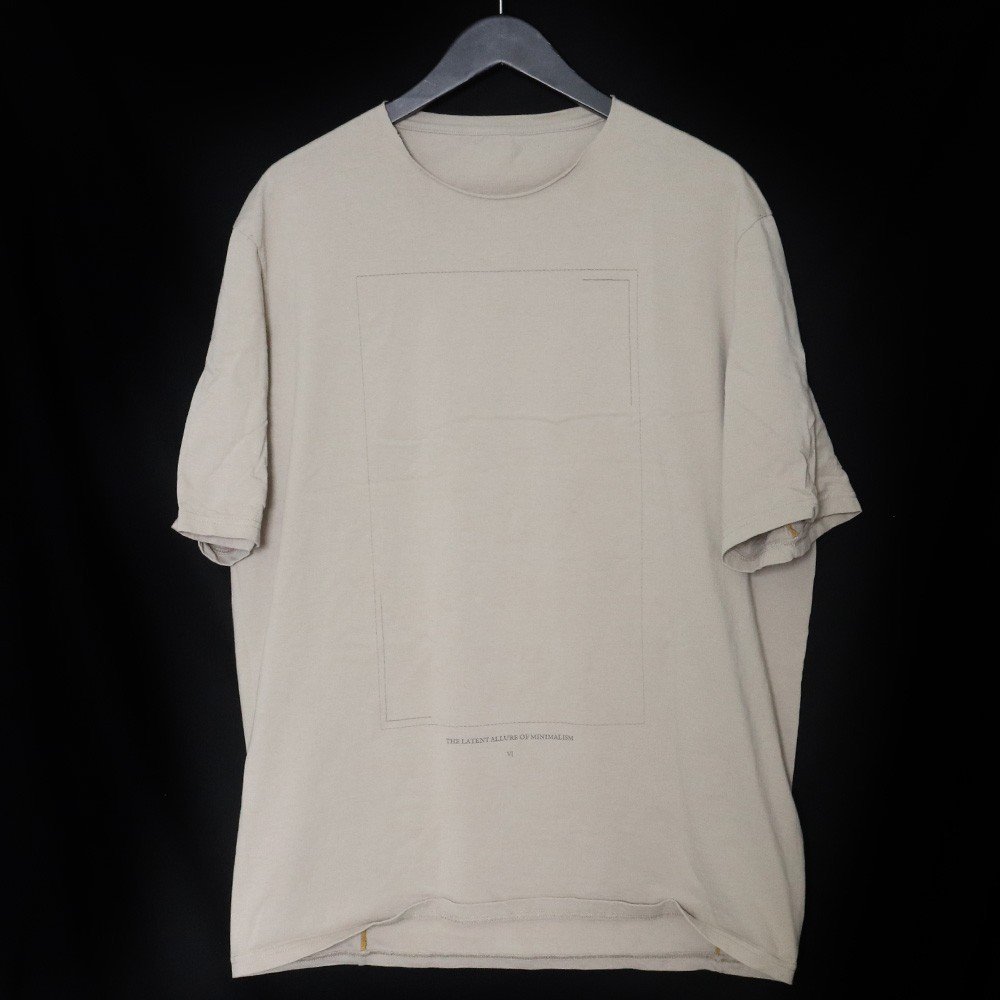 DEVOA Short sleeve cotton jersey PRINT-B 2 デヴォア クリーム CSC-MASB ショートスリーブソフトジャージープリントB 半袖 tシャツ_画像1