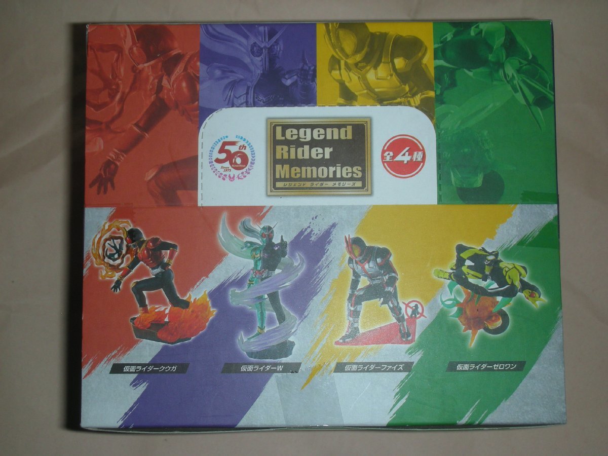 プチラマシリーズ 仮面ライダー Legend Rider Memories(レジェンド ライダー メモリーズ)(BOX) 約75mm PVC製 塗装済み完成品フィギュア_画像1