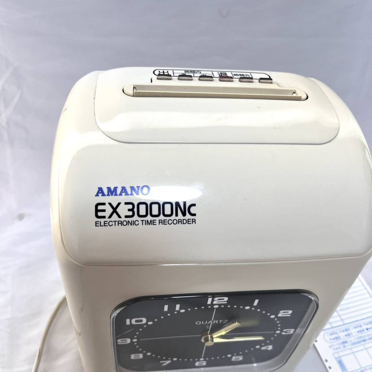 送料無料 アマノタイムレコーダー AMANO EX3000Nc タイムカード 送料無料 アマノタイムレコーダー AMANO EX3000Nc タイムカード