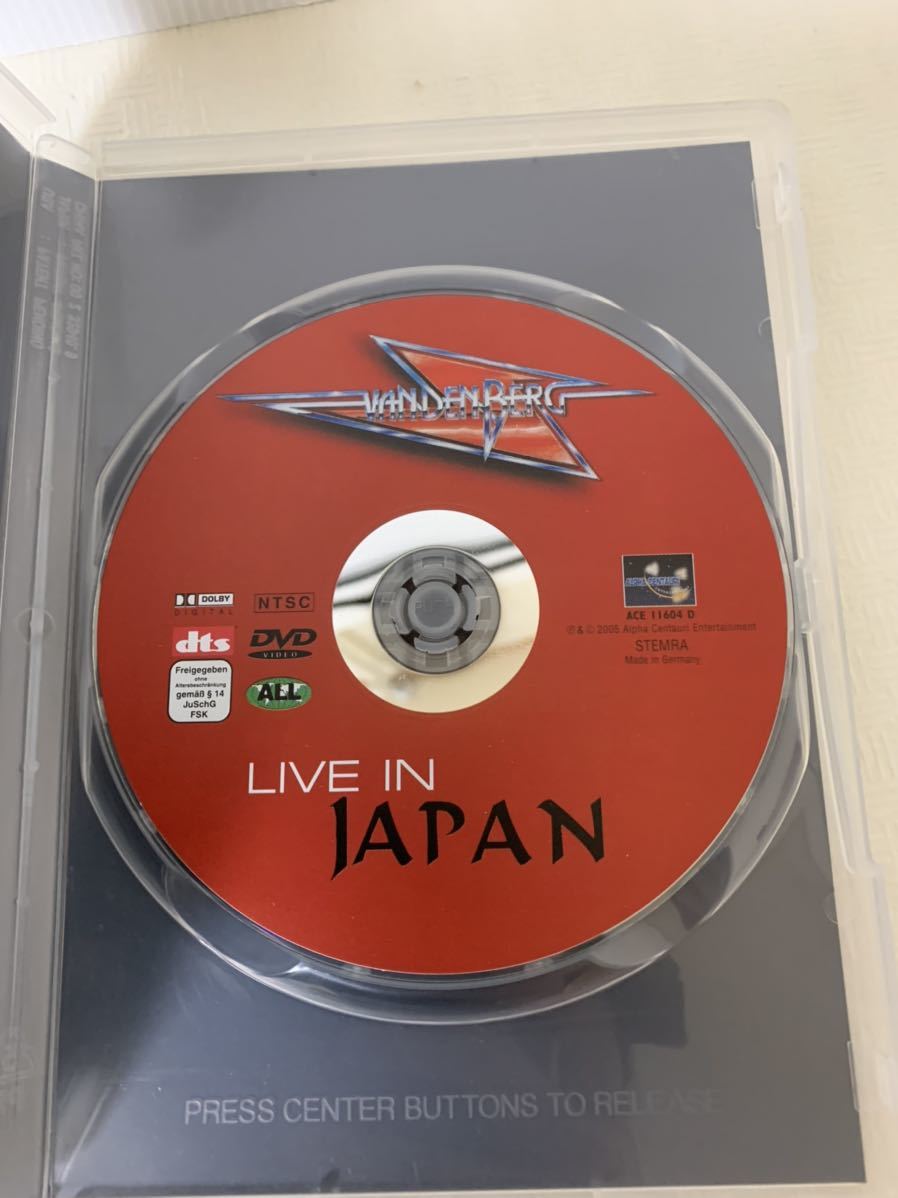 DVD/VANDENBERG LIVE IN JAPAN 1984 ヴァンデンバーグ /輸入盤/NTSC DVDリージョンALL/部品取り用/視聴未確認/小傷汚れ黴汚れ等の画像5