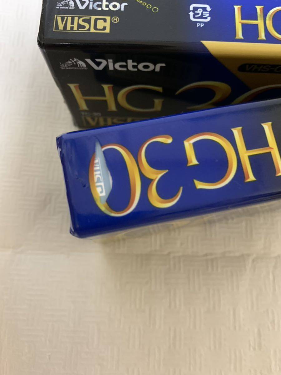  unused Victor TC-30HGD Victor video cassette tape 6 piece set / high grade / part removing for / operation not yet verification / packing material scratch crack dirt etc. passing of years / Junk treat 