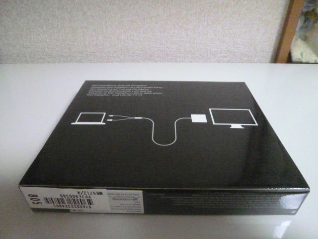 未使用品　Apple純正 MB571Z/A [Mini DisplayPort-Dual-Link DVIアダプタ]_画像2