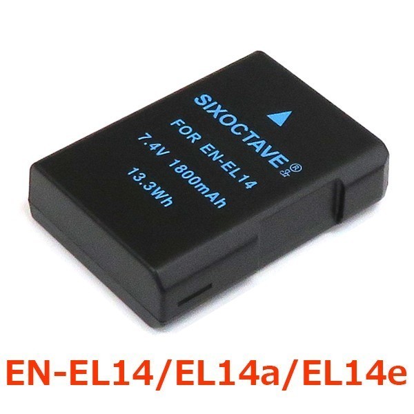 EN-EL14a　EN-EL14e　 EN-EL14　Nikon　互換バッテリー　1個　P7000 P7100 P7700 P7800 P8000 D3100 D3200 D3300_画像1