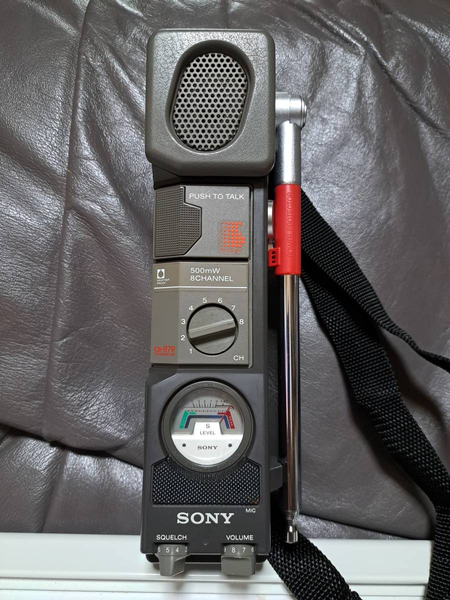 SONY ソニー ICB-87Rトランシーバー 500mW CB無線機 8CH 市民ラジオ