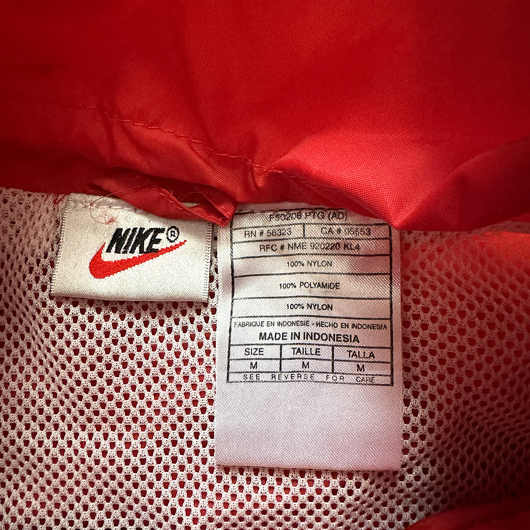 古着】Nike(ナイキ)90s希少銀タグ ジップアップナイロン