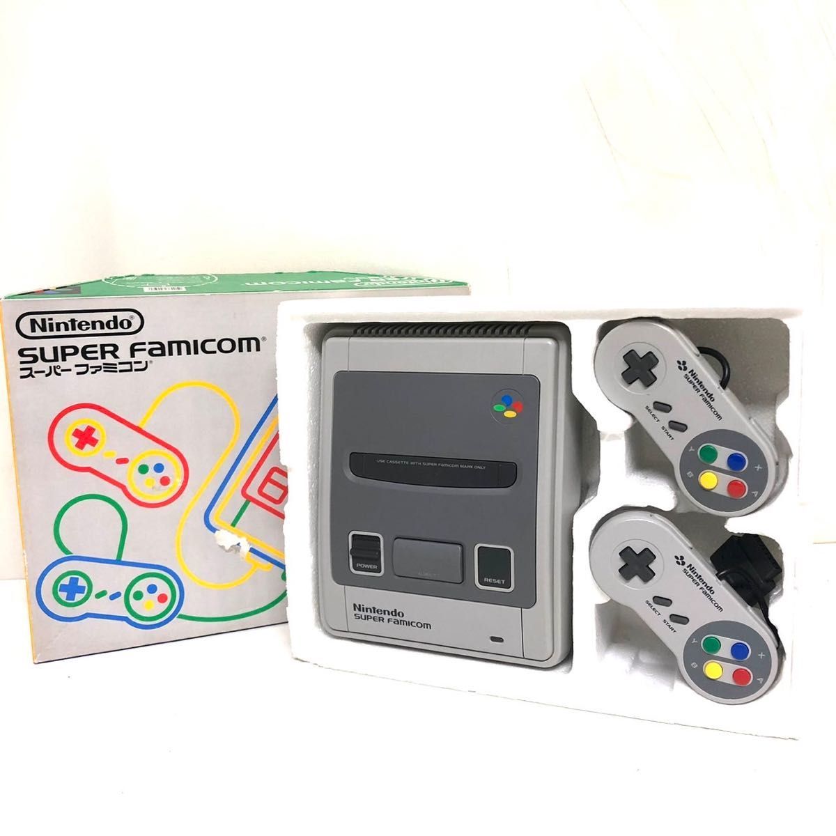 【中古美品】任天堂　Nintendo ニンテンドー　 スーパーファミコン SHVC-001 ファミコン本体　スーファミ