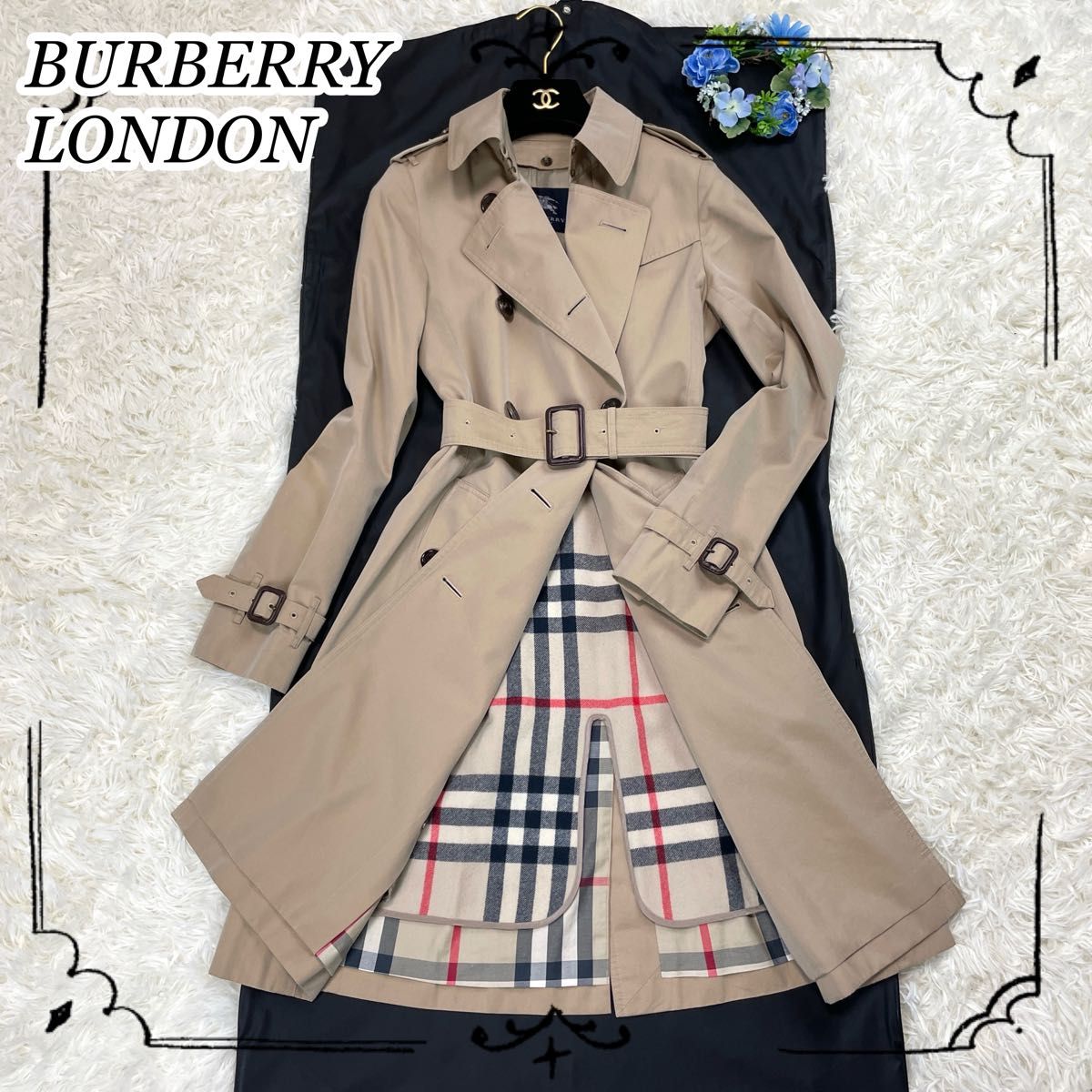 BURBERRY LONDON バーバリーロンドン メガチェック ロング