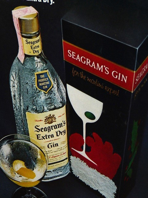 1971年 USA 70s 洋書雑誌広告 額装品 Seagram's Gin シーグラム ジン (A4size) / 検索用 AD 店舗 ガレージ 看板 装飾 ディスプレイ _画像4