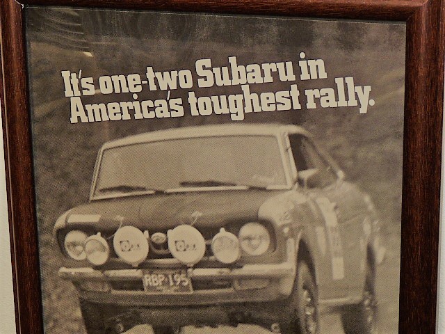 1973年 U.S.A. '70s 洋書雑誌広告 額装品 Subaru GL スバル レオーネ　 ( A4サイズ )_画像2