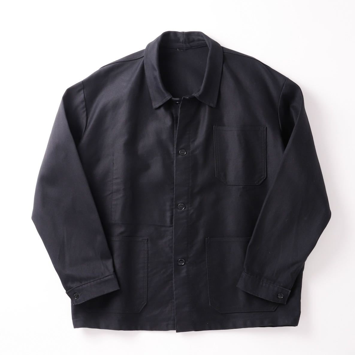 未使用】60s French black moleskin jacket ヴィンテージ フレンチ