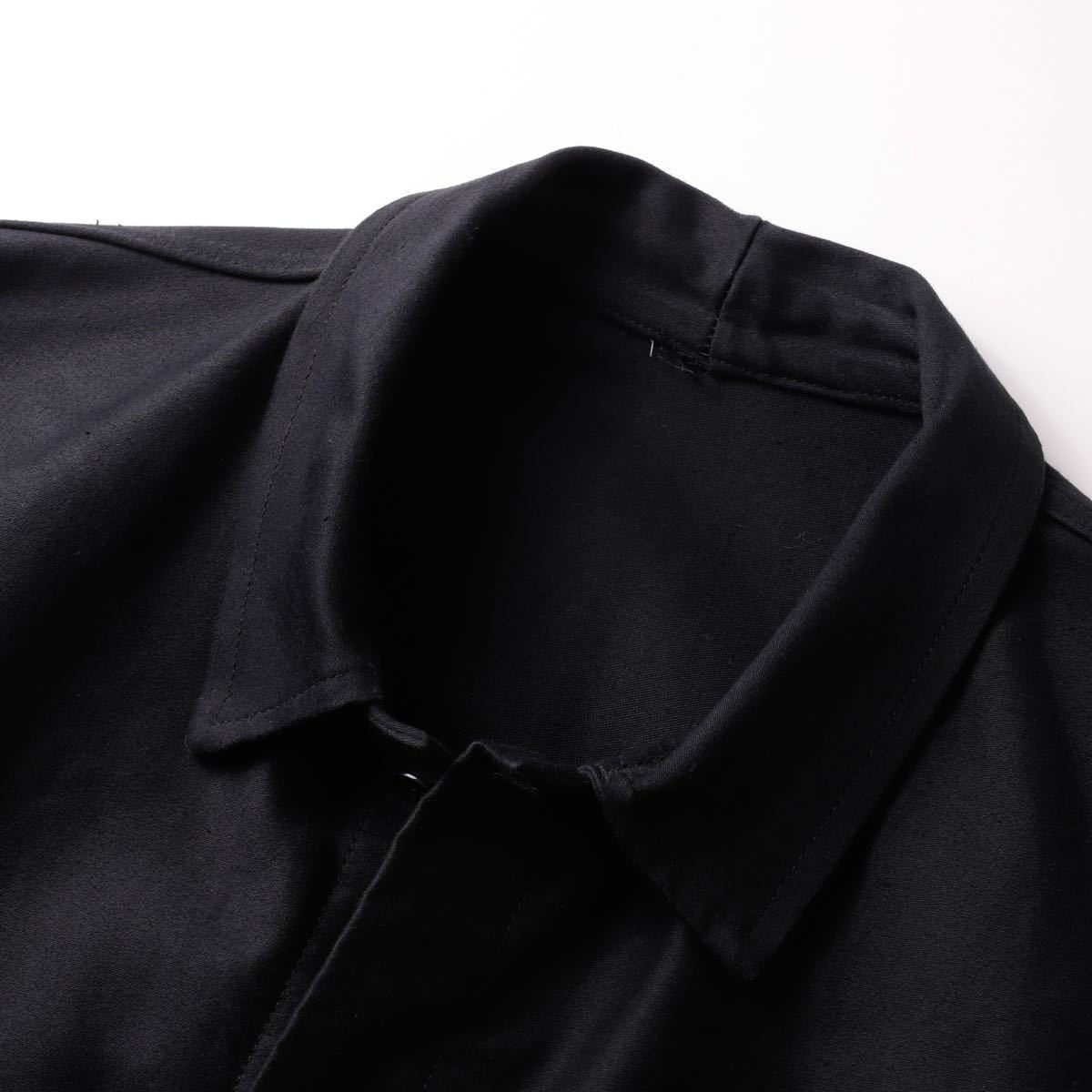 【未使用】60s French black moleskin jacket ヴィンテージ フレンチ ブラック モールスキン ジャケット カバーオール  56 フランス製