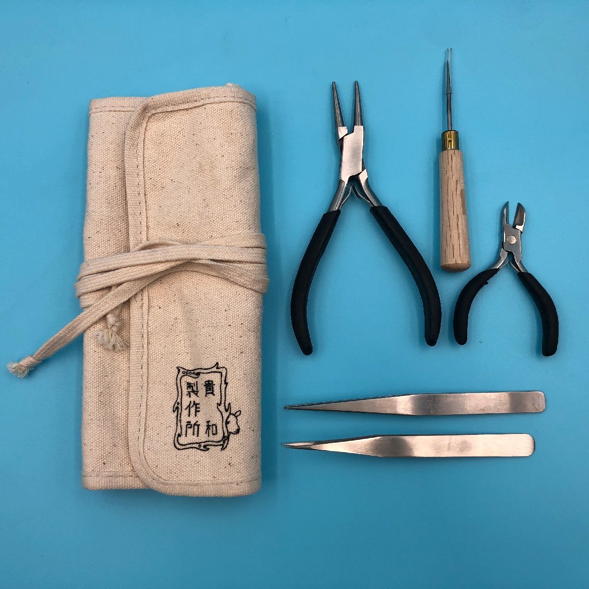 [A8421O163]. peace factory kojika tool roll pincers nippers tweezers eyes strike . pen case tool case hand tool handcraft 