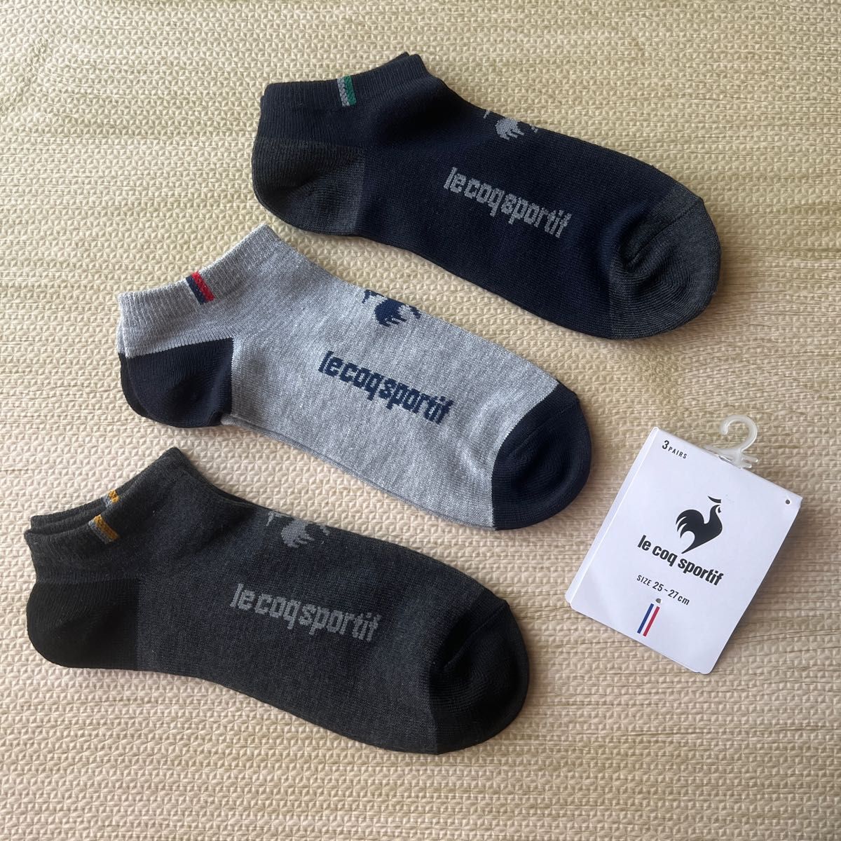 le coq sportif  ルコック   スニーカーソックス   3足組