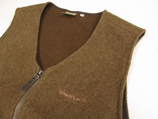 k6393: sample goods *whole earth horn lure s fleece the best L outdoor wear tea / Brown Descente / lady's?:5