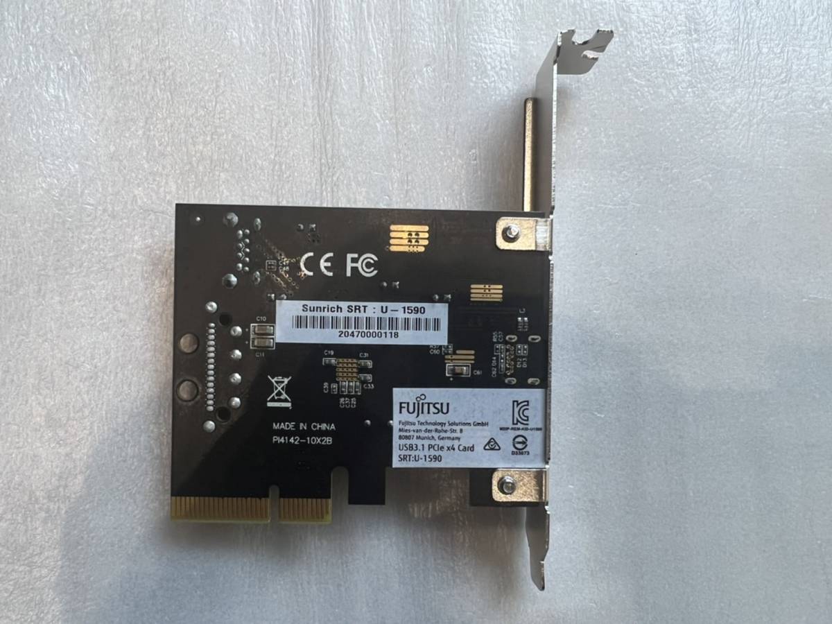 【Fujitsu】 USB3.1 PCIe x4 Type C 増設ボード 拡張カード 純正品 新品 在庫多数_画像6