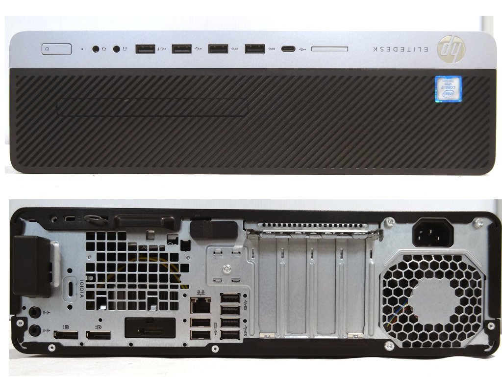 高性能　HP　EliteDesk800 G3 SFF Corei7-7700-3.6　/32G/SSD256Ｇ+2T 管理No8429_画像3