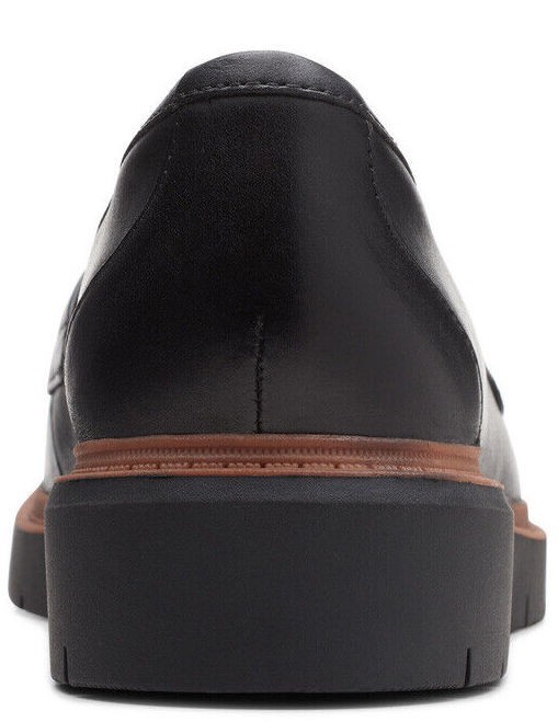  бесплатная доставка Clarks 22.5cm кисточка Loafer черный Flat кожа балет офис туфли-лодочки спортивные туфли ботинки RRR103