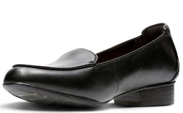 Clarks Clarks 25cm Flat Classic pumps black black low heel leather leather Loafer boots sandals 959