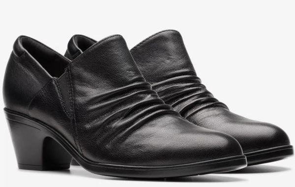 Clarks 25.5cm E パンプス ブラック 黒 レザー 革 フォーマル