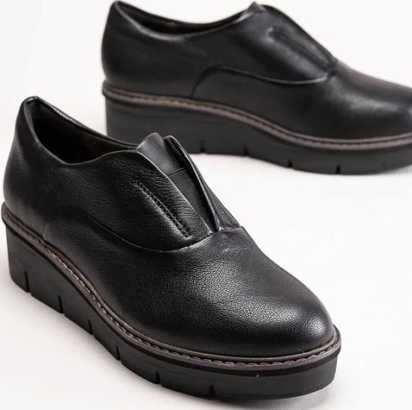 Clarks 25.5cm E パンプス ブラック 黒 レザー 革 フォーマル