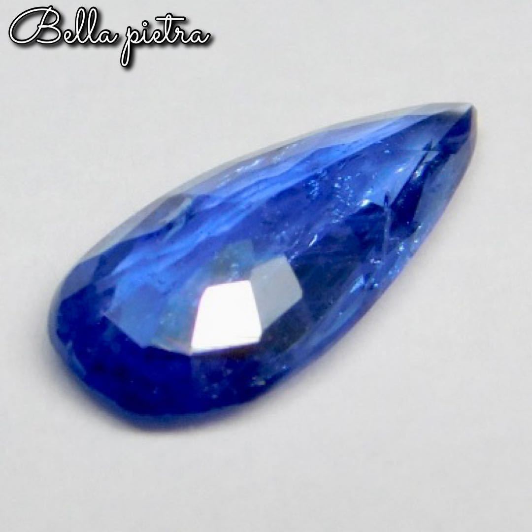 0.86ct★天然ブルーサファイア マダガスカル産 コランダム ルース ペアシェイプカット パワーストーン Sapphire 裸石 宝石 天然石 13_画像7