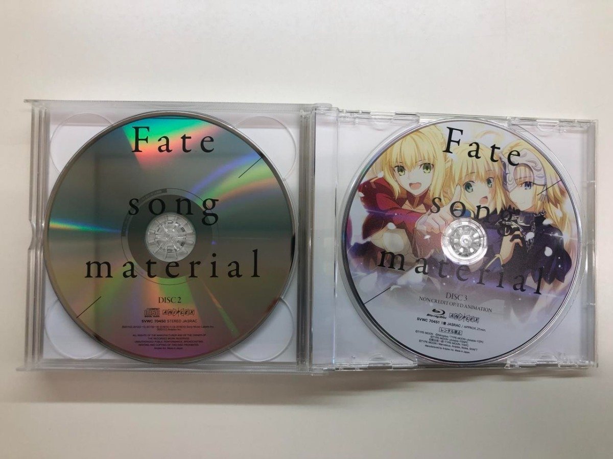 ★　【3CD　Fate song material　完全生産限定盤　アニプレックス　2019年】116-02310_画像3