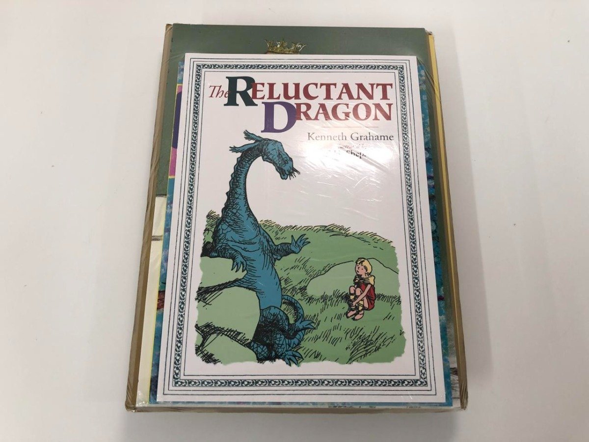 ▼　【未開封品 CD・書籍 おひとよしのりゅう The Reluctant Dragon ラボ教育センター 英語学習 …】107-02310_画像2