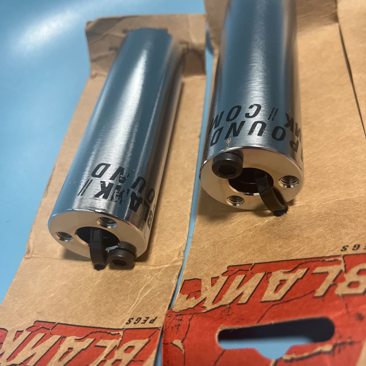 BLANK BMX ストリートペグ 4本セット 新品未使用品 シルバー 銀 BLANK BMX ストリートペグ 4本セット 新品未使用品 シルバー 銀