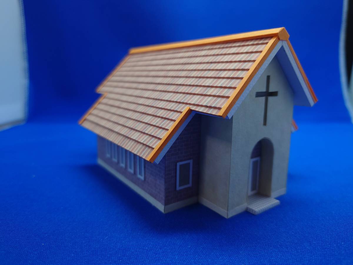 ▲オリジナル建築模型・教会▲スケール1/150　 インテリア　雑貨　Ｎゲージ　ジオラマ　鉄道模型_画像2