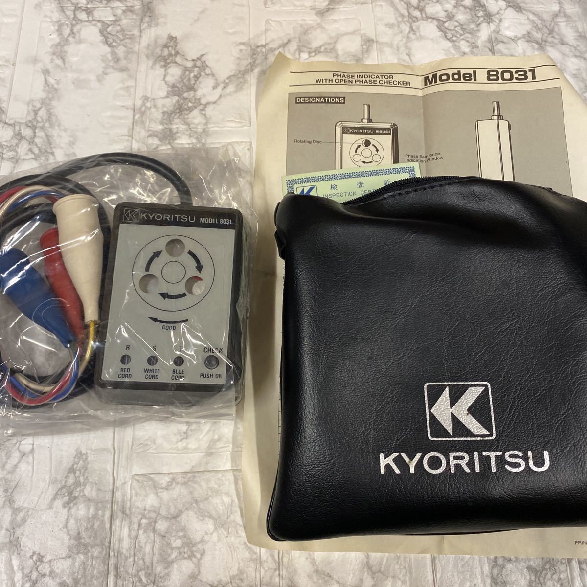 KYORITSU/共立電気計器/検相器/MODEL 8031 年代物 - 電気計測器 KYORITSU/共立電気計器/検相器/MODEL 8031 年代物 - 電気計測器