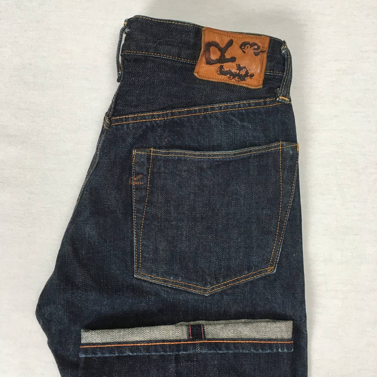良質 ボタンフライ W28 ジーンズ デニム 日本製 空比古 フォーティファイブアール 45rpm セルビッチ 革パッチ 隠しリベット ジーンズ 良質 ボタンフライ W28 ジーンズ デニム 日本製 空比古 フォーティファイブアール 45rpm セルビッチ 革パッチ 隠しリベット ジーンズ