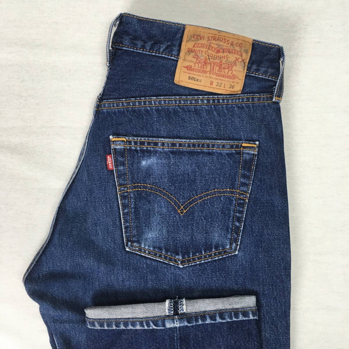 Levi's リーバイス 501xx 501 米国製 01年 ジーンズ デニム パンツ W32 L36 刻印553_画像1